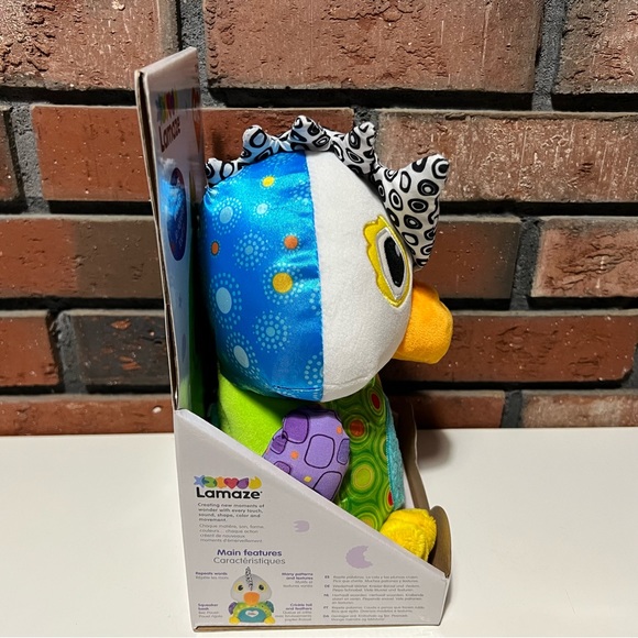 New Lamaze Repeat Petey Repeats Words, Record Your Voice Parrot Plush Tomy - Picture 2 of 10